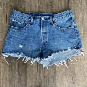 Levi's Blue Jean Shorts